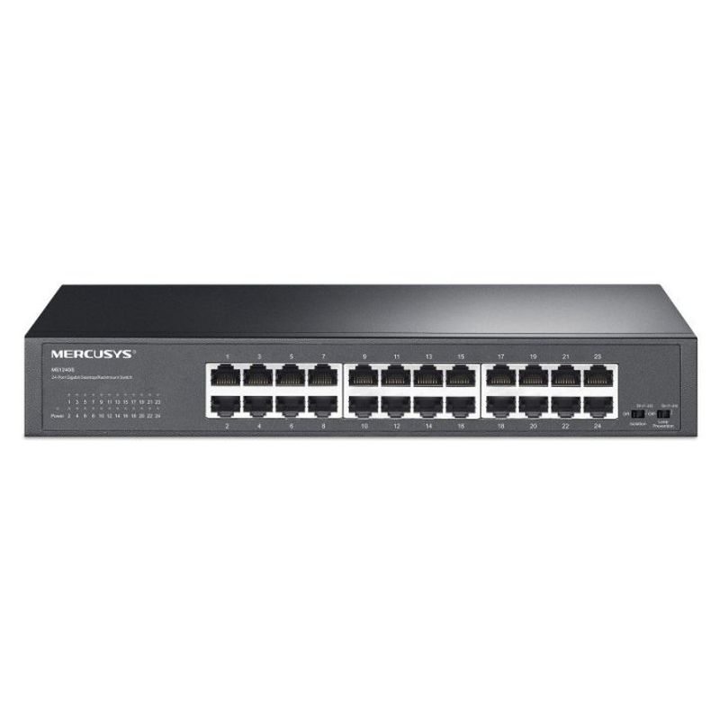 Switch Mercusys MS124GS, 24 puertos Gigabit no gestionable