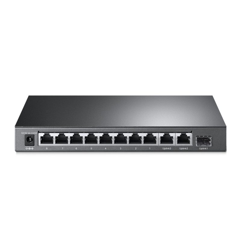 Switch PoE+ TP-Link TL-SG1210MP, 8 puertos PoE+ y 10 Gigabit