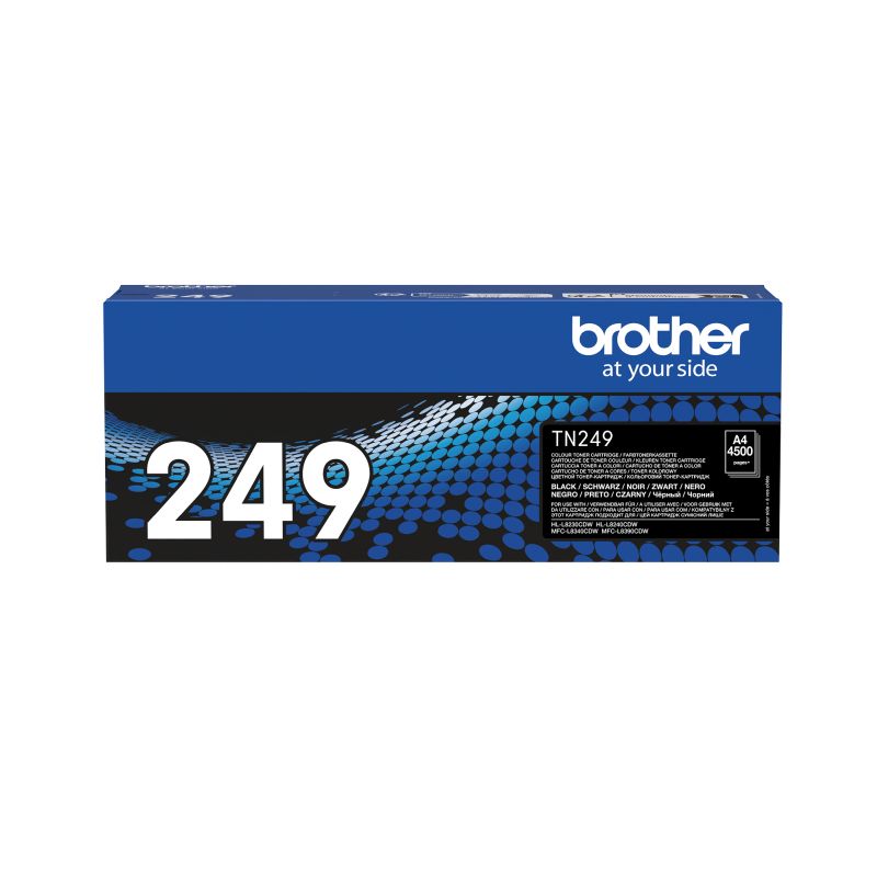 Tóner original Brother TN-249BK negro, 4.500 páginas