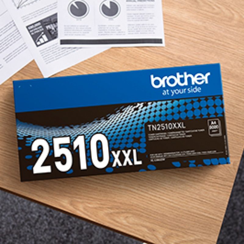 Tóner original Brother TN-2510XXL negro, 5.000 páginas
