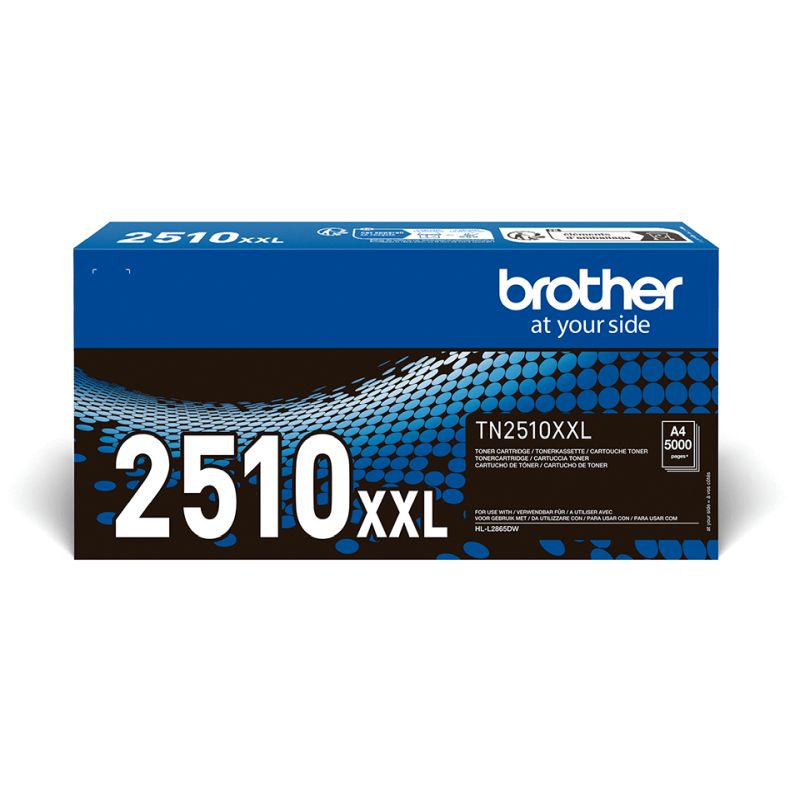 Tóner original Brother TN-2510XXL negro, 5.000 páginas